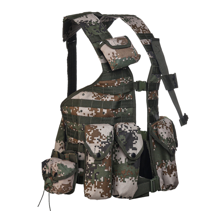 Жилет разгрузочный, тактический, цвет камуфляж